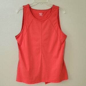 Athleta Womens Red Orange Foothill Seamless Active Tank - Size Large